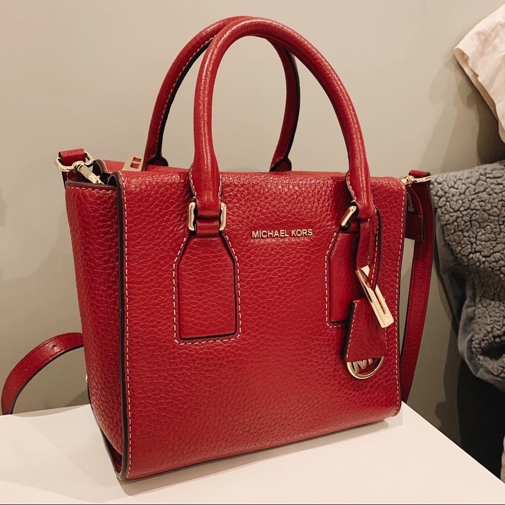 Red Leather Satchel